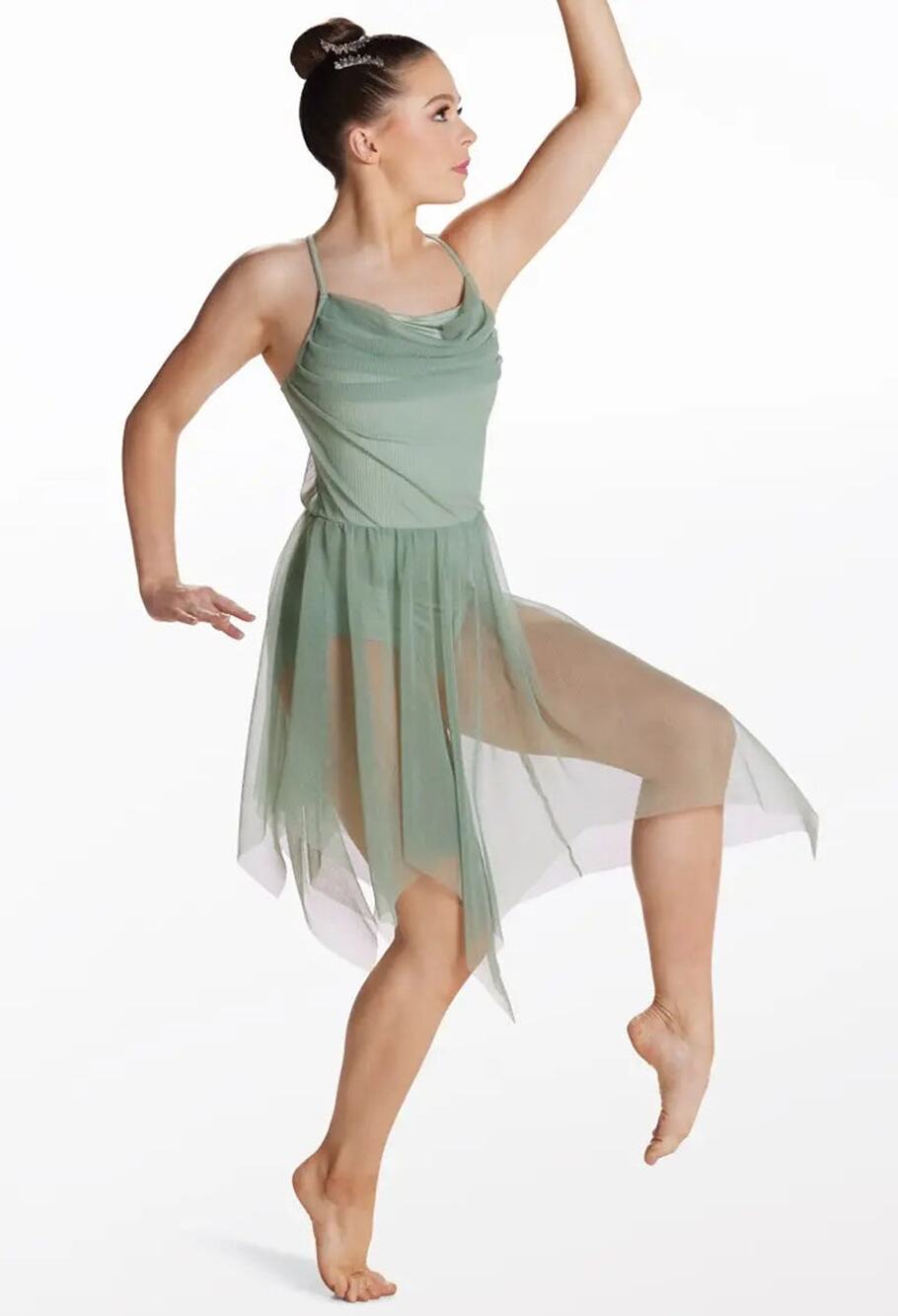 Dance Costume Intermediate Child Green Weissman 17344 Lyrical Contemporary